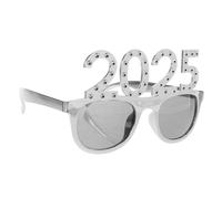 PENIKOKO Year Party Eyeglasses with Glittering Frame Unique Photo Props for Festive Celebrations Comfortable Party Use Eyewear for Graduation and Year End Events