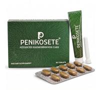 Penikosete Advanced Haemorrhoids Cream & Tablets Starter Pack | Stop Numbing. Start Fixing. | Ayurvedic Inside-Out Piles Relief | 25ml Cream + 30 Tablets | No Steroids No Hydrocortisone
