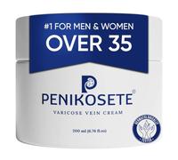 PENIKOSETE Varicose & Spider Vein Cream for Legs | Ayurvedic Ashwagandha Formula | Helps Reduce Appearance of Varicose & Thread Veins | Non-Greasy Daily Care for Heavy, Tired Legs.