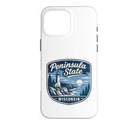 Peninsula State Wisconsin Lighthouse Sunset Case for iPhone 16 Pro Max