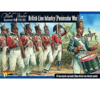 Peninsular War British Line Infantry - 28mm Scale Plastic Miniatures for Black Powder by Warlord Games - Highly Detailed Napoleonic Era for Table-top Wargaming