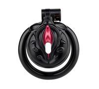 Penis Cage with 4 Sizes Cock Rings Male Chastity Device, Lightweight Male Flat Chastity Device Cock Cages Male Chastity Devices with Lock, Sex Toys BDSM Bondage for Man Penis Exercise