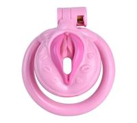 Penis Cage with 4 Sizes Cock Rings Male Chastity Device, Lightweight Male Flat Chastity Device Cock Cages Male Chastity Devices with Lock, Sex Toys BDSM Bondage for Man Penis Exercise