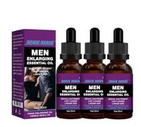 Penis Enlargement Oil, Men Massage Oil for Sex, Penis Thickening Growth Increase Big Cock Enlargement for Men, Men Improved Erection Delay Ejaculation (3PC,Lila)