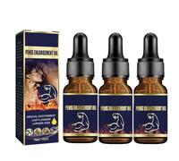 Penis Enlargement Oil,Penis Enlargement Oils for Men to Prolong Sex Life Male Genital Massage Oil,Men Improved Erection delay Ejaculation (B,3PC)