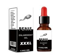 Penis Enlargement Oils,Men Enhancing Massage Oil,Penis Enlargement Oil for Men to Prolong Sex Life Male Genital Massage 10ml Bigger, Longer, Stronger (M,1PC)