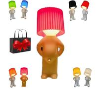 Penis Lamp, Shy Boy Table Lamp, Lamp with Penis Switch, A Little Shy Man Creative Lamp, Creative Gifts, Funny Birthday Gag Gifts (Pink)