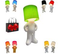 Penis Lamp, Shy Boy Table Lamp, Lamp with Penis Switch, A Little Shy Man Creative Lamp, Creative Gifts, Funny Birthday Gag Gifts (Green)