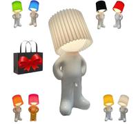 Penis Lamp, Shy Boy Table Lamp, Lamp with Penis Switch, A Little Shy Man Creative Lamp, Creative Gifts, Funny Birthday Gag Gifts (White)