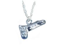 Penis Pendant - Handmade in Fine Pewter by William Sturt, 3 cm, Tin Anniversary or Hen Party Gift