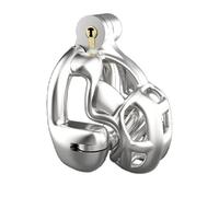 Penis Ring Reinforce Cock Cage Double-Lock Rotatable Guardrail Chastity Device Adult Sex Toys for Man 18+ Sex Shop S Cage-52Mm Ring One Size