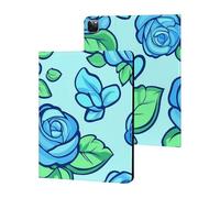 Penis Rose Flower Print Cute Tablet Case Unisex Slim Hard Protective Cover Compatible with iPad 9th/ 8th/ 7th
