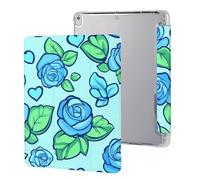 Penis Rose Flower Print Cute Tablet Case with Pencil Holder Unisex Slim Hard Protective Cover Compatible with iPad 9th/ 8th/ 7th