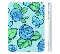 Penis Rose Flower Print Cute Tablet Case with Pencil Holder Unisex Slim Hard Protective Cover Compatible with iPad Mini 4/5/6