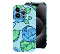Penis Rose Flower Print Printed Phone Case Unisex Cute Hard Cellphone Protective Cover Compatible with iPhone 15/15 Plus/15 Pro/15 Pro Max