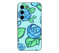 Penis Rose Flower Print Printed Phone Case Unisex Cute Trendy Cellphone Protective Cover Compatible with Galaxy S23/S23 Plus/S23 Ultra