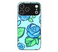 Penis Rose Flower Print Printed Phone Case Unisex Cute Trendy Glass Cellphone Protective Cover Compatible with iPhone 17/17 Pro/17 Pro Max/17 Air