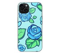 Penis Rose Flower Print Printed Phone Case Unisex Cute Trendy Glass Cellphone Protective Cover Compatible with iPhone 15/15 Pro/15 Pro Max/15 Plus