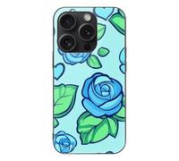 Penis Rose Flower Print Printed Phone Case Unisex Cute Trendy Glass Cellphone Protective Cover Compatible with iPhone 15/15 Pro/15 Pro Max/15 Plus