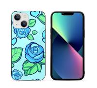 Penis Rose Flower Print Printed Phone Case Unisex Cute Trendy Glass Cellphone Protective Cover Compatible with iPhone 13/13 Pro/13 Pro Max/13 Mini