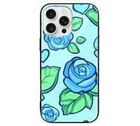 Penis Rose Flower Print Printed Phone Case Unisex Cute Trendy Glass Cellphone Protective Cover Compatible with iPhone 16/16 Pro/16 Pro Max/16 Plus/16 E