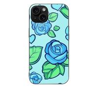 Penis Rose Flower Print Printed Phone Case Unisex Cute Trendy Glass Cellphone Protective Cover Compatible with iPhone 15/15 Pro/15 Pro Max/15 Plus