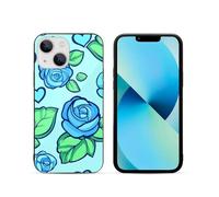 Penis Rose Flower Print Printed Phone Case Unisex Cute Trendy Glass Cellphone Protective Cover Compatible with iPhone 13/13 Pro/13 Pro Max/13 Mini