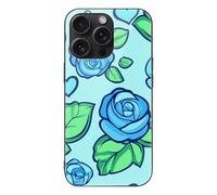 Penis Rose Flower Print Printed Phone Case Unisex Cute Trendy Glass Cellphone Protective Cover Compatible with iPhone 15/15 Pro/15 Pro Max/15 Plus