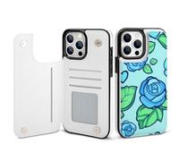 Penis Rose Flower Print Printed Wallet Phone Case Unisex Trendy Cellphone Protective Cover Compatible with iPhone 13/1 3 Pro/13 Pro Max/13 Mini