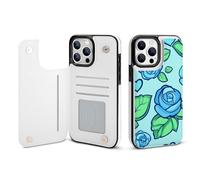 Penis Rose Flower Print Printed Wallet Phone Case Unisex Trendy Cellphone Protective Cover Compatible with iPhone 13/1 3 Pro/13 Pro Max/13 Mini