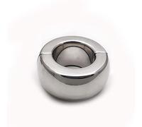 Penis Trainer Restraint Stainless Steel Magnetic Ball Stretcher Penis Ring Scrotum Pendant Delayed Ejaculation Device Sex Toy BDSM (30mm)