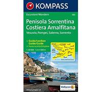 Penisola Sorrentina: Vesuvio, Pompei, Salerno, Sorrento. Carta escursionistica / Wanderkarte (Kompass) (2002)