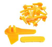 Penitue 10 Sets Tire Machine Rim Protector, Tire Changer Duck Head Plastic Inserts Wheel Side Guard for Mount Demount Head Tyre Repair Tool Parts Accessories
