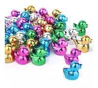 Penitue 100pcs Mini Resin Ducks, Glittering Tiny Ducks Miniature Decor Little Garden Landscape Animal Cake Dollhouse Decor Accesorios & DIY Craft Party(Gold, Silver, Green, Blue, Pink)