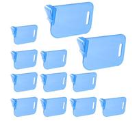 Penitue 12pcs Card Box Dividers, Adjustable Trading Card Dividers Securely Separator Clips Cardboard Side Wall Storage for Sports Baseball Cards Collection (Blue)