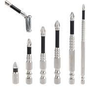 Penitue 12pcs High Magnetic Screwdriver Drill Bit Set, New Upgraded Precision Bits Anti Slip Shock Proof Electric Screwdriver Set for Impact Drill