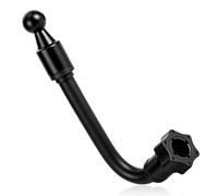 Penitue 17mm/0.67in Ball Mount Extension Adapter, 20.5cm/8.1in Flexible 360° Rotating Socket Adapter Universal Ball Joint Extension Arm for Car Phone Mount Vent Clip Dashboard Holder