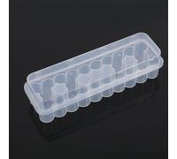 Penitue 24-Slot Peptide Vial Organizer for Refrigerator, Stackable Plastic 3ml Vial Storage Case Holder Box for Storage & Organization