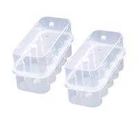 Penitue 2pcs 5ml Peptide Vial Organizer for Refrigerator, Durable 10-Slot Peptide Storage Case 5ml Vial Organizer Suitable for Storage & Organization