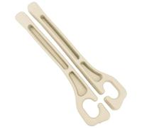 Penitue 2pcs Car Seat Gap Filler, No Drop Guard Universal Gap Organizer Between Seat and Console Prevents Phone Keys Cards Falling (Beige)