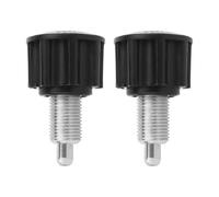 Penitue 2pcs M16 Pull Pin Knobs, Spin Bike Height Adjusting Knob Exercise Bike Replacement Parts for Weightlifting Machine Weight Benches Fitness Equipment