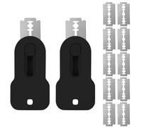 Penitue 2pcs Magnetic Bread Lame Dough Scoring Tool with 10 Extra Blades, Stainless Steel Sourdough Scorer for Bread Baking Supplies