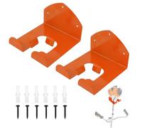 Penitue 2pcs Weed Eater Hanger, Heavy Duty Weedeater Hanger for Garage Wall Storage Weed Wacker Holder Hooks Tool Rack Garden Tool Garage Organizer for Yard Power Tools Grass Trimmer Hedge Trimmer
