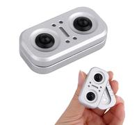 Penitue 3-in-1 Fidget Gadgets for Adults, Metal Silent Finger with Slider Clicker Spinner Focus Toy Quite Fingertip Gadgets（Not for children under 14）