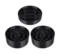 Penitue 3pcs 3ml Vial Storage Inserts Case for Hydrapeak 32oz Food Jar Holder, Stackable Design Can Holds 48 Vials Freezer-Safe Organizer for Insulin Peptides Samples (Black)