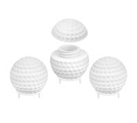 Penitue 3pcs Golf Ball Shaped Shot Glasses with Lids, Novelty Cups with Base Personalised Funny Gifts for Men Golfers & Golf Enthusiasts Perfect for Whiskey Rum & Juice