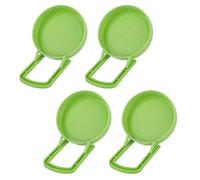Penitue 4pcs Sprouting Lids with Stand, BPA-Free Seed Germination Lids for Wide Mouth Mason Jars Plastic Sprouter Growing Kit for Bean Sprouts Alfalfa Broccoli Salad Greens & Microgreens