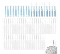 Penitue 70pcs Shower Head Cleaner Tool Kit, 2 Styles Shower Head Cleaning Brush Pick for Unclogging Tiny Nozzle Holes Gaps in Showerheads Faucets 3D Printers