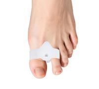 Penitue 8pcs Silicone Toe Separators with 2 Loops, Soft Gel Toe Support Spacers Spreaders Divider Corrector for Men & Women Straighten Overlapping Bent Curled Toes