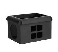 Penitue Betta Fish Hideout for Aquarium, Floating Betta Hide with Window Feeding and Resting Spot Multifunctional Tank Cave Tunnel Accessories Decorations for Small Fish Shrimp